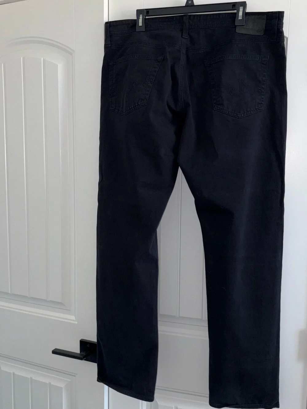 Men's Straight Black Jeans - Versatile Everyday Denim